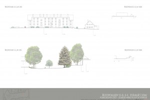 Urbanistická studie. Revitalizace historického centra městyse Přídolí.